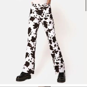 Motel cow print pants/ trousers. New with tags!!
